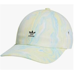 Adidas Originals Womens Mini Logo Relaxed Adjustable Cap One Size Blue Yellow